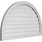Ekena Millwork Round Top Surface Mount PVC Gable Vent: Functional, w/ 2"W x 1-1/2"P Brickmould Frame, 42"W x 26"H GVPRT42X2602SF - alternate 5